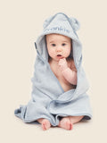 My 1st Years personalised cotton hooded towel, imported from the UK