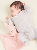 My 1st Years personalised pink bunny comforter - British product
