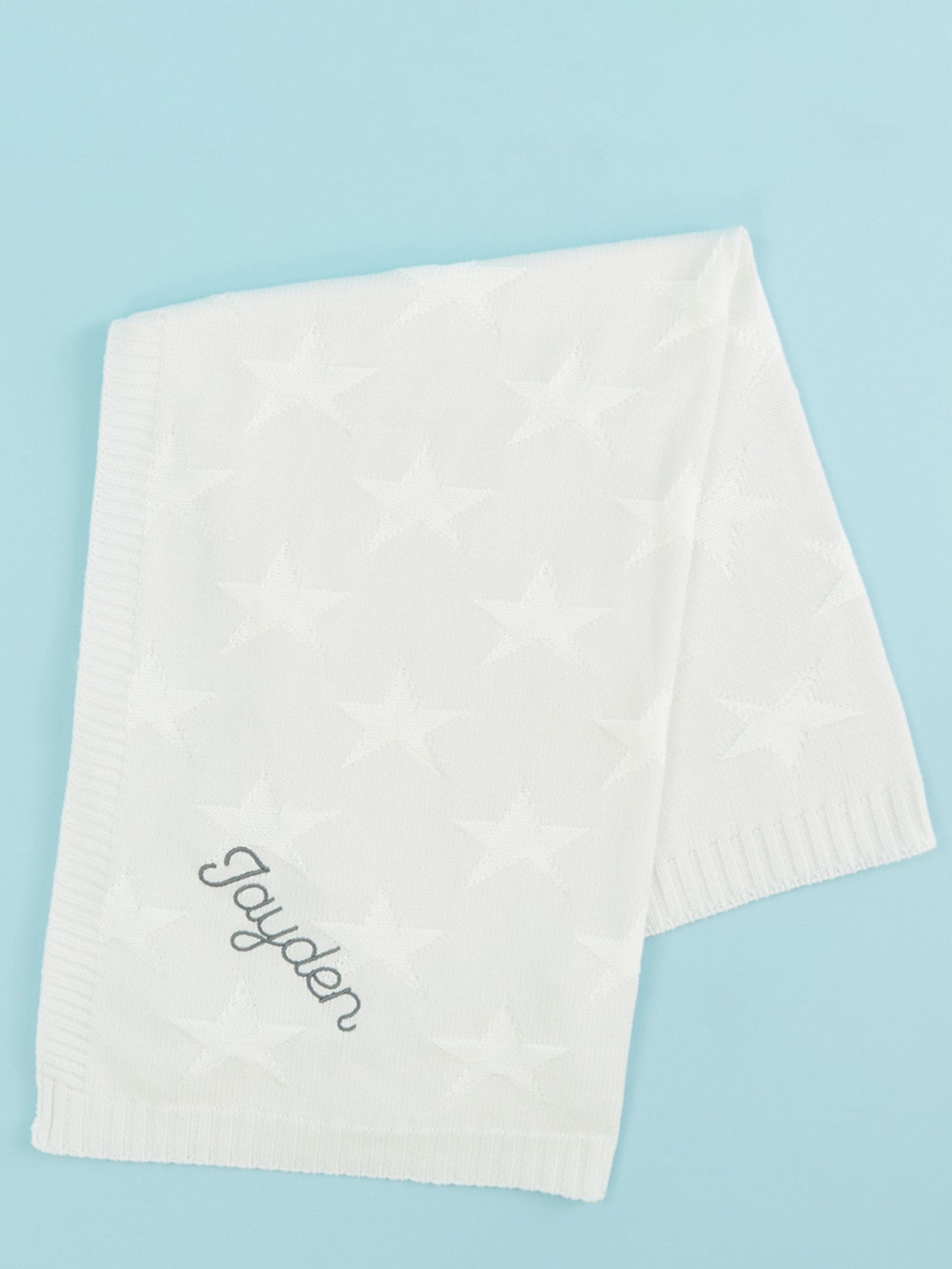 My 1st Years star jacquard blanket 100% cotton, UK version