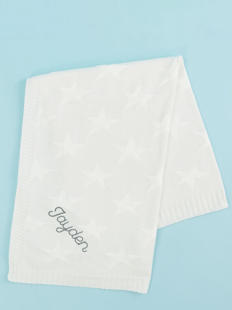 My 1st Years star jacquard blanket 100% cotton, UK version