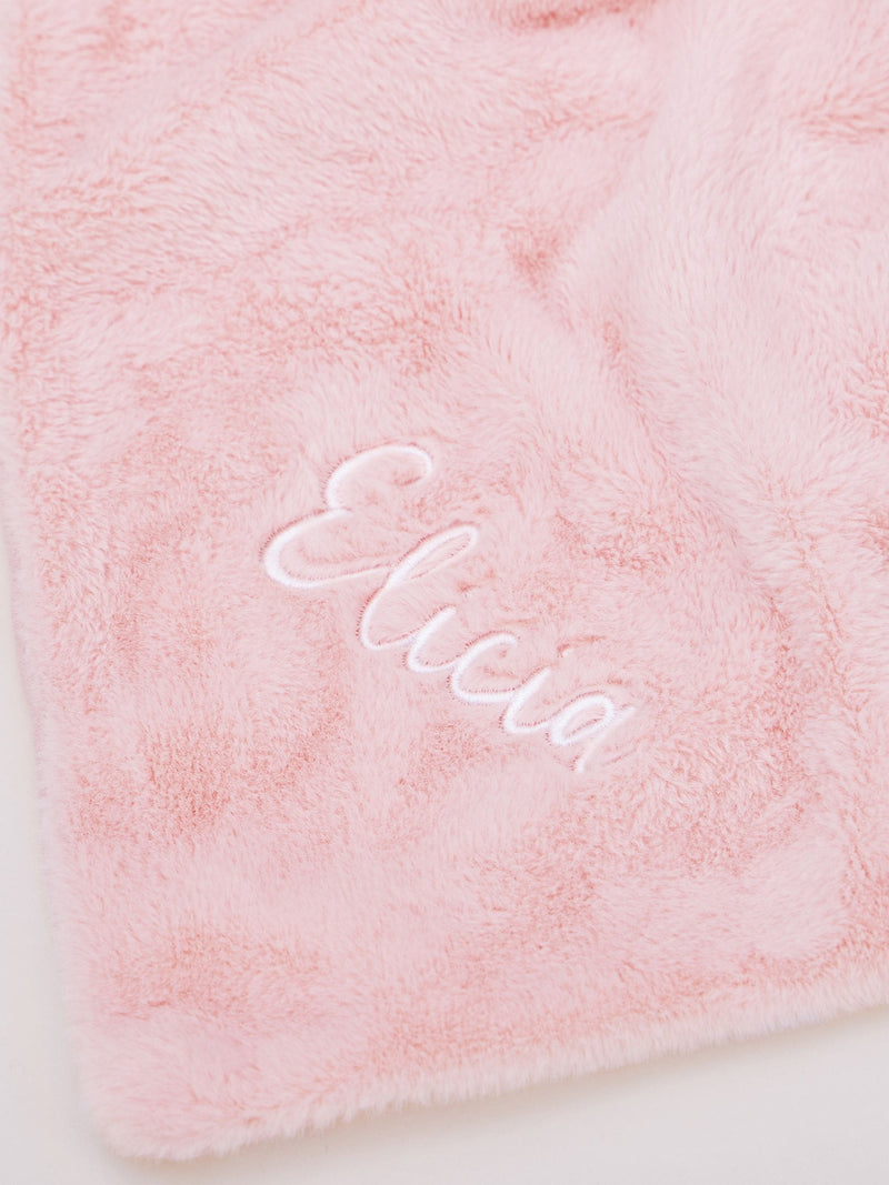 My 1st Years personalised pink elephant comforter 25cm, imported from the UK