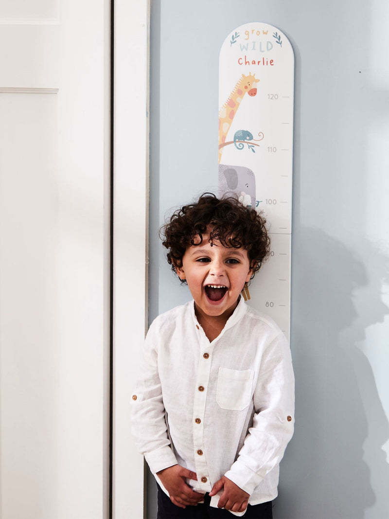 My 1st Years personalised safari height chart (British brand)