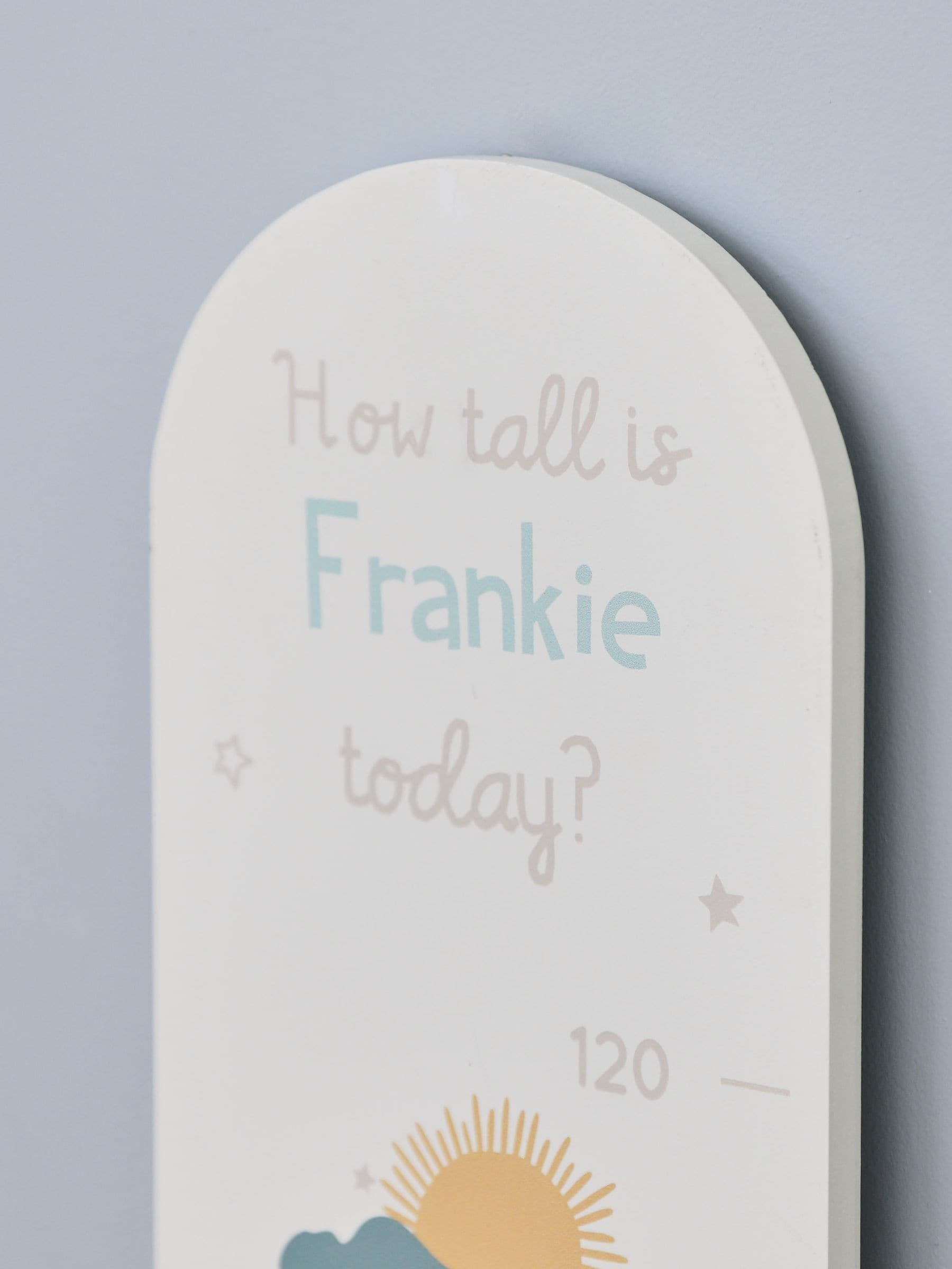 My 1st Years personalised safari height chart (British brand)