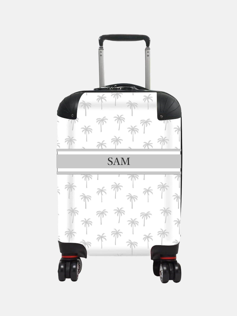 Koko Blossom personalised Grey Palm suitcase (British brand)