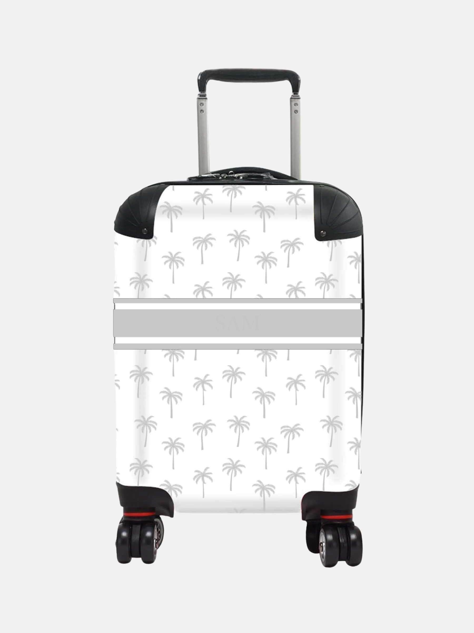 Koko Blossom personalised Grey Palm suitcase (British brand)