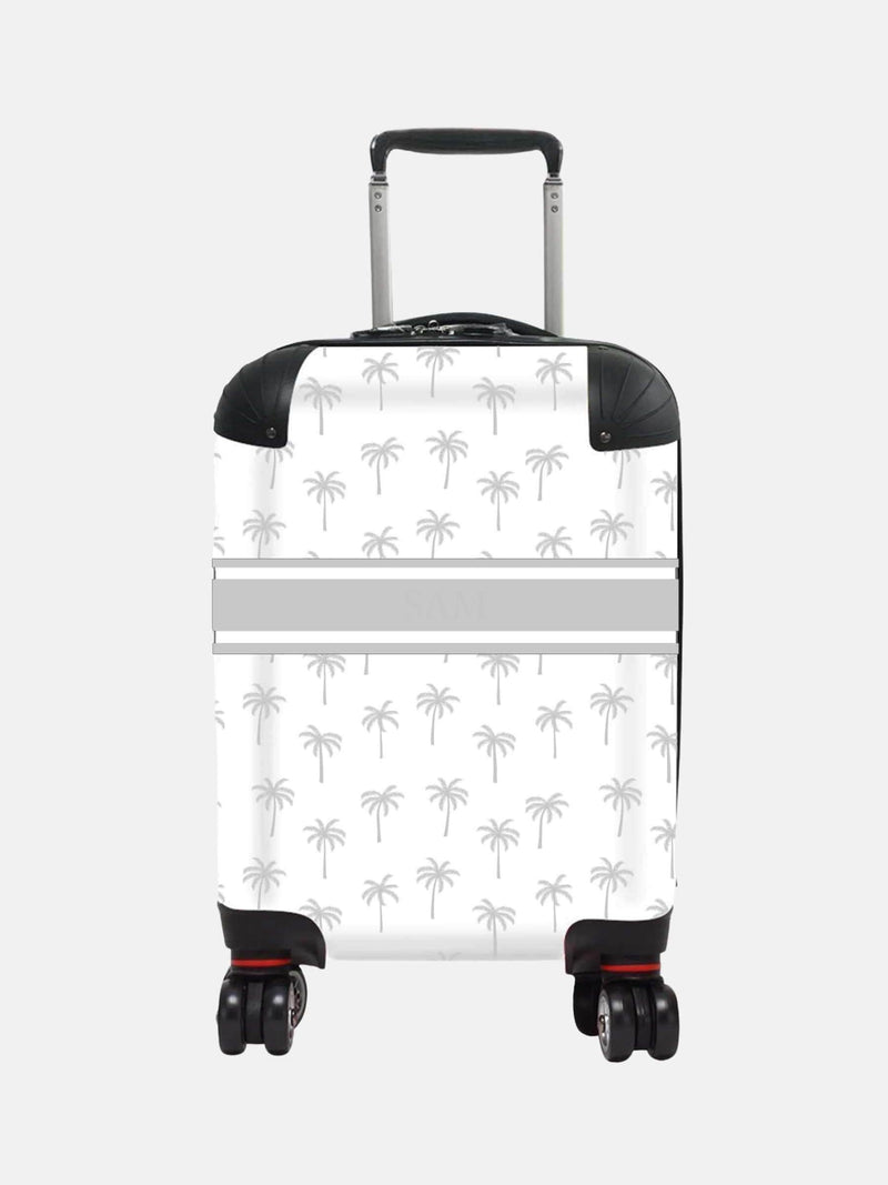 Koko Blossom personalised Grey Palm suitcase (British brand)