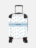 Koko Blossom palm suitcase personalised with name (British brand)