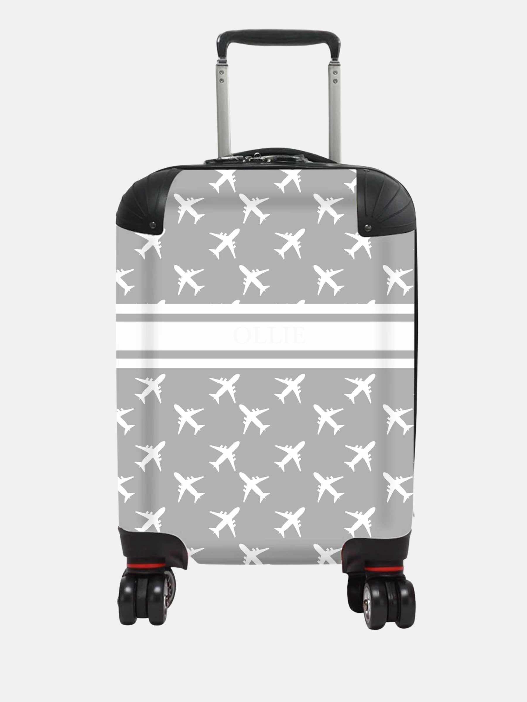 Koko Blossom personalised aeroplane suitcase - British product