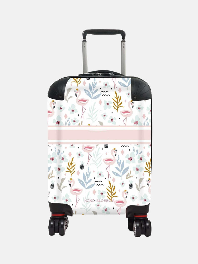 Koko Blossom personalised dinosaur suitcase with TSA locks, imported from the UK