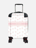 Koko Blossom personalised palm suitcase with custom name (British brand)