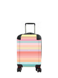 Koko Blossom bright rainbow personalised suitcase, imported from the UK