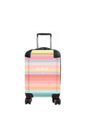 Koko Blossom bright rainbow personalised suitcase, imported from the UK