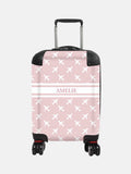 Koko Blossom pink personalised aeroplane suitcase for kids - British product