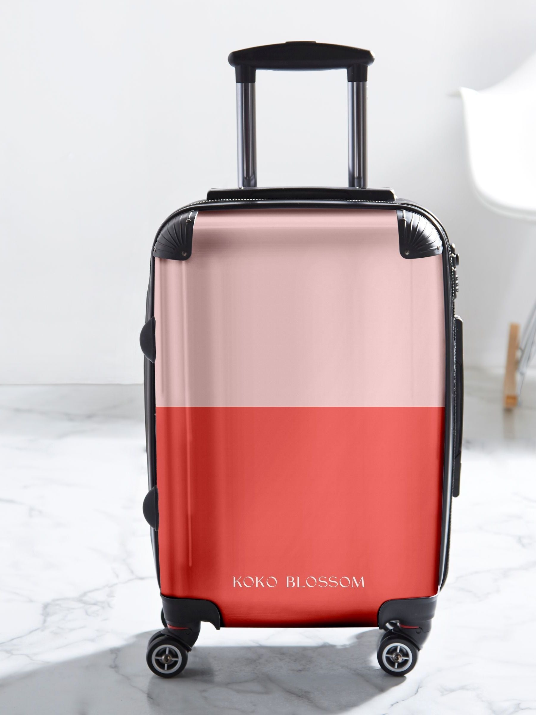 Koko Blossom blush watermelon suitcase, UK version