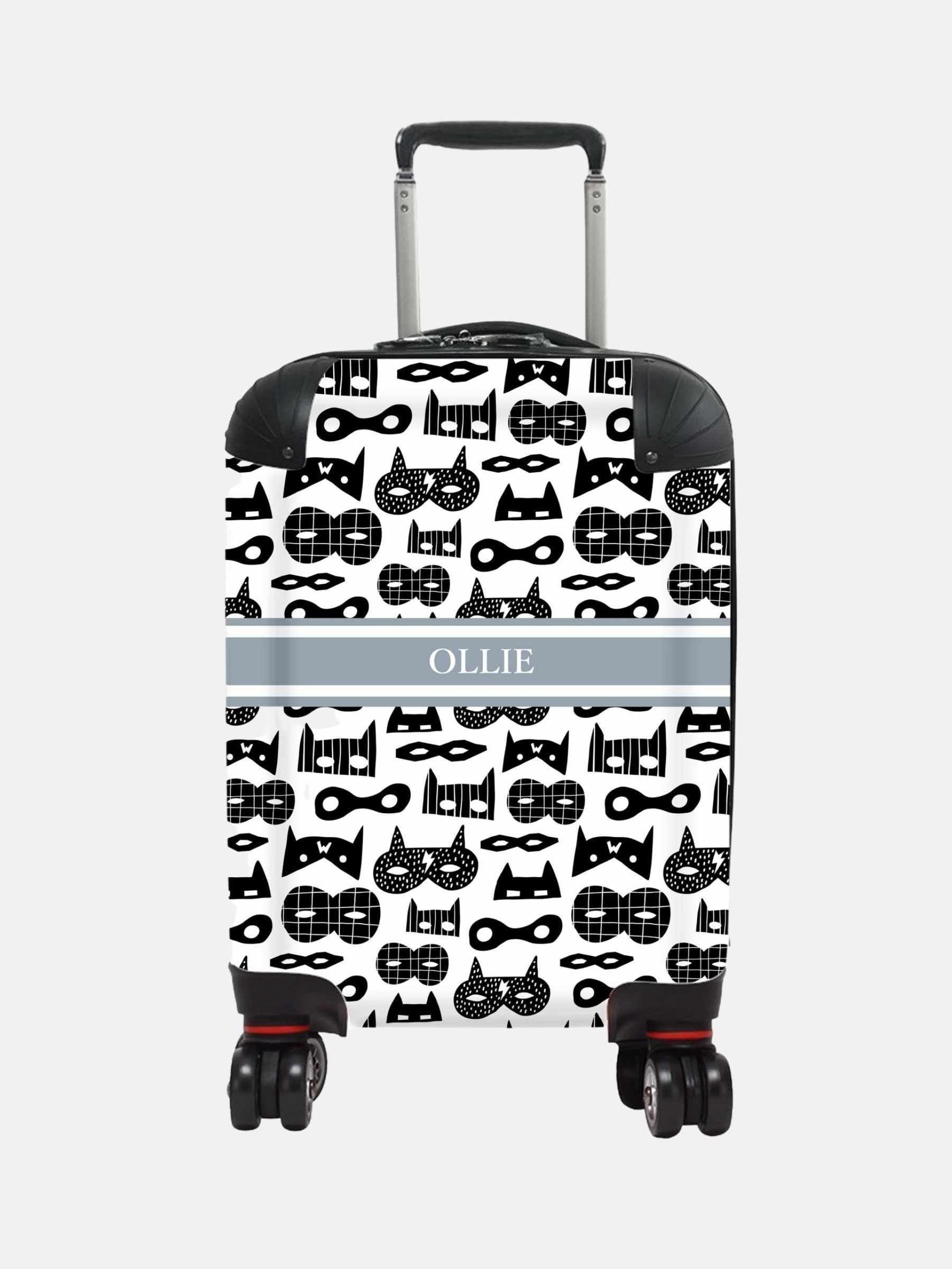Koko Blossom personalised superhero suitcase, UK version