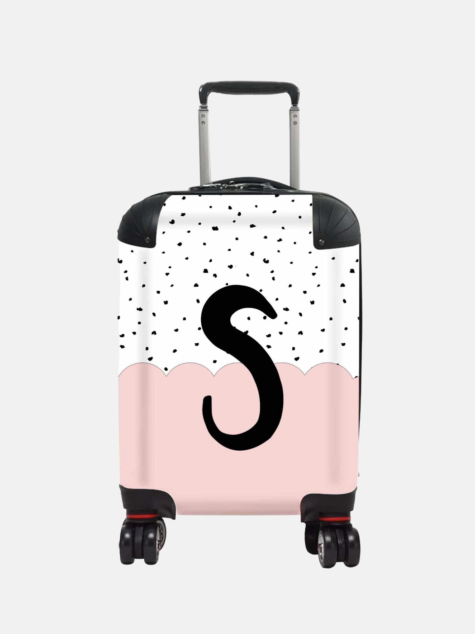 Koko Blossom dotty initial suitcase personalised (British brand)