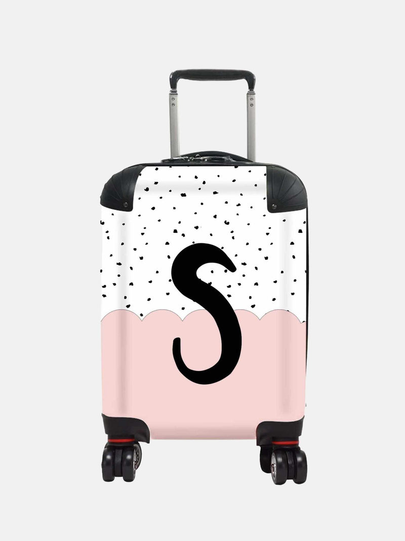 Koko Blossom dotty initial suitcase personalised (British brand)