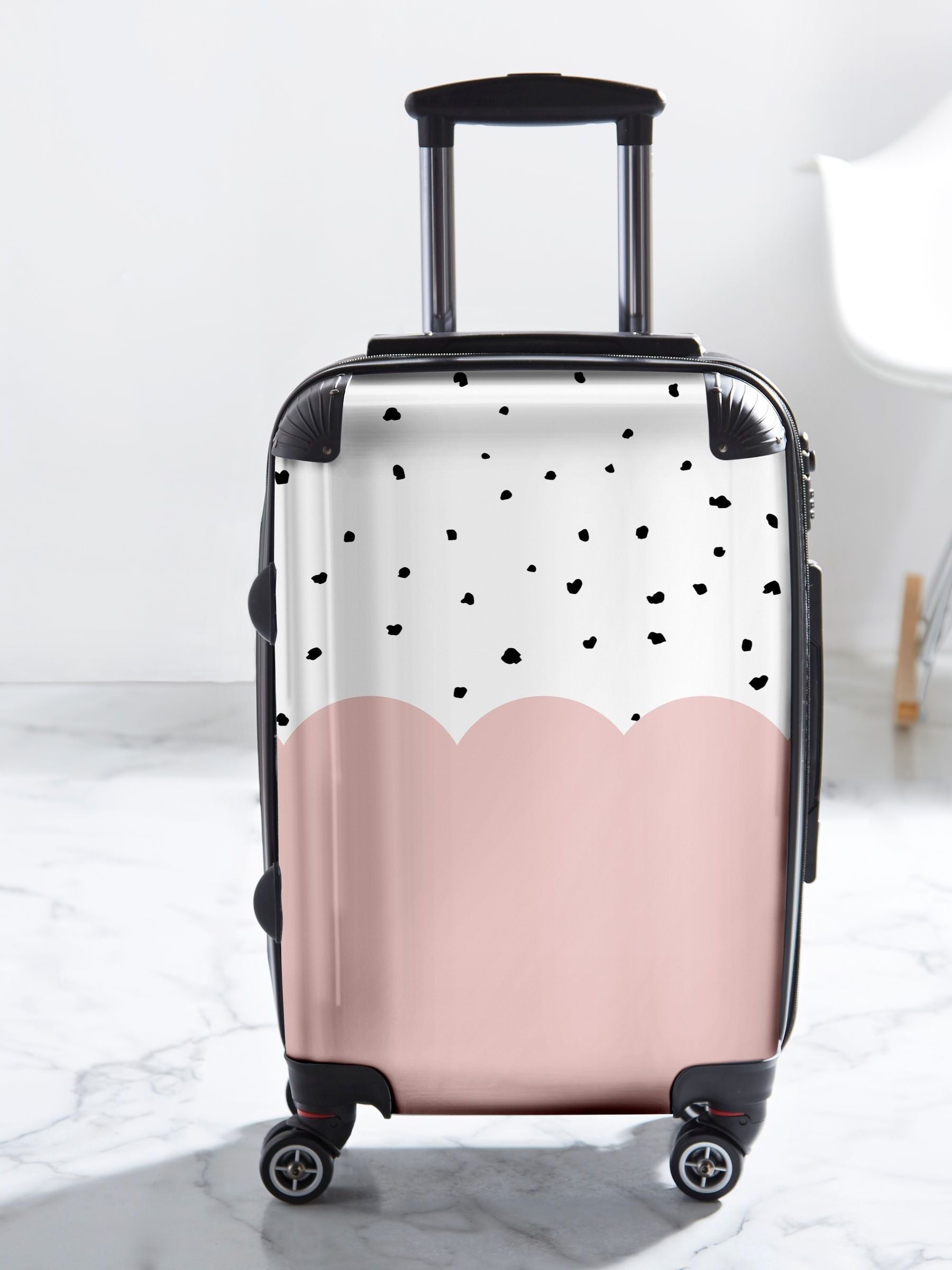 Koko Blossom dotty initial suitcase personalised (British brand)