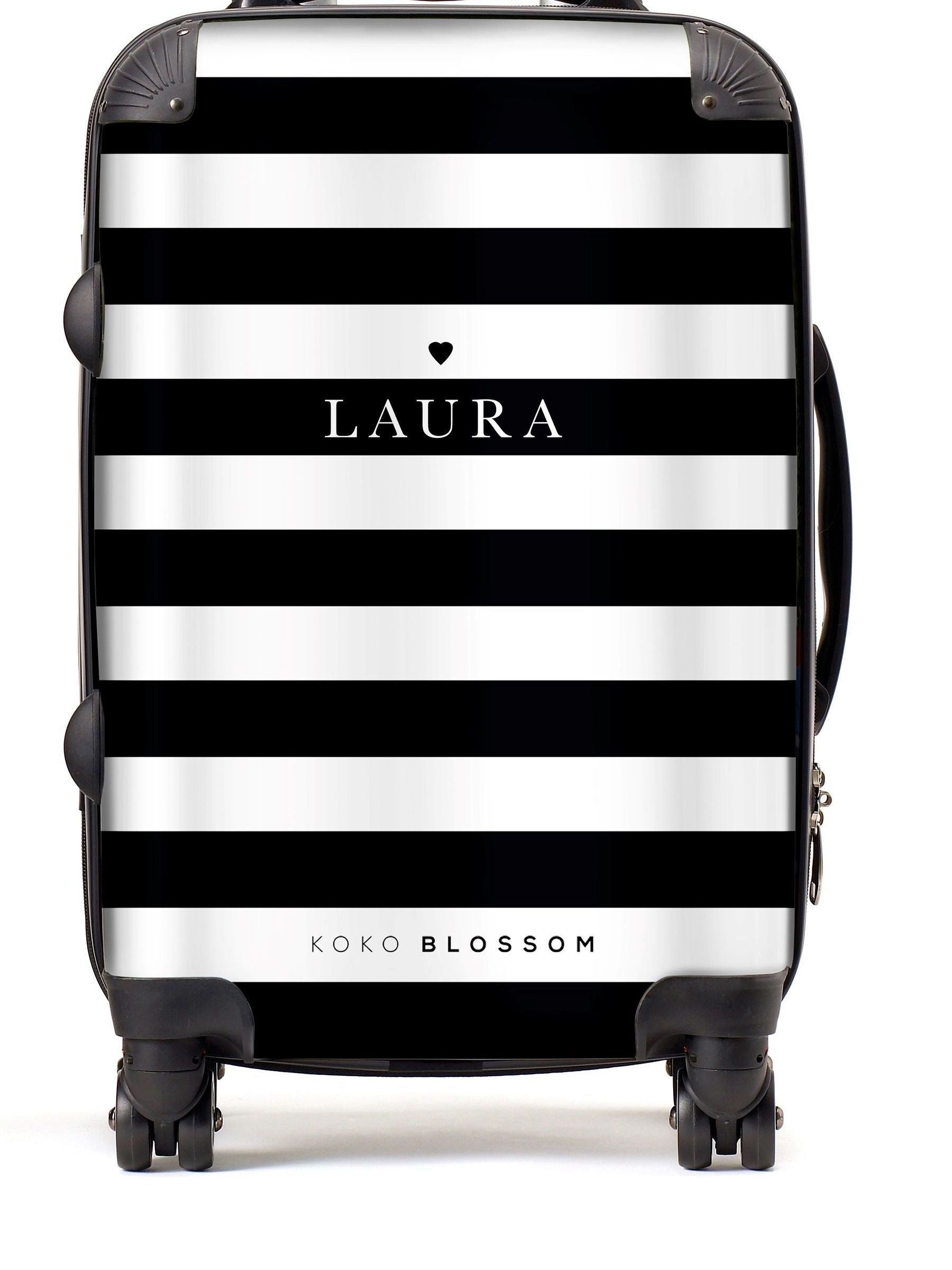 Koko Blossom Laneways personalised suitcase with initials - British product