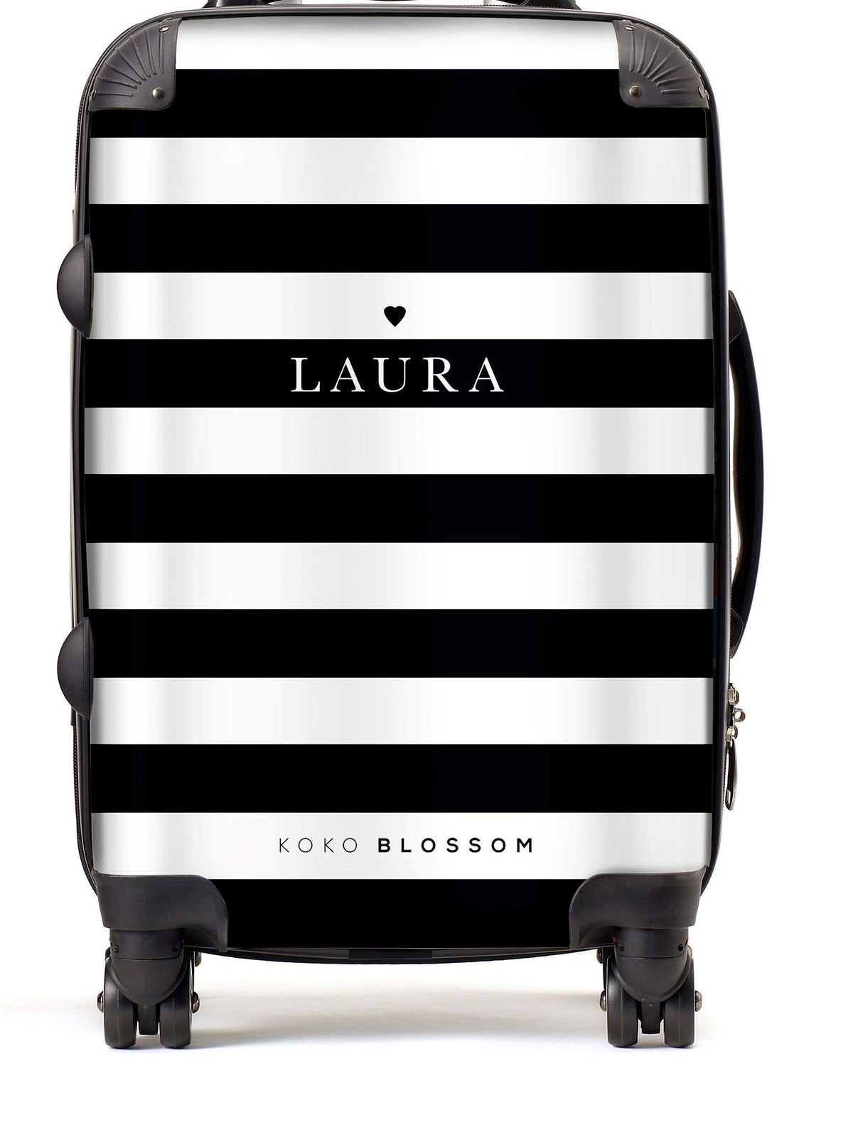 Koko Blossom Laneways personalised suitcase with initials - British product