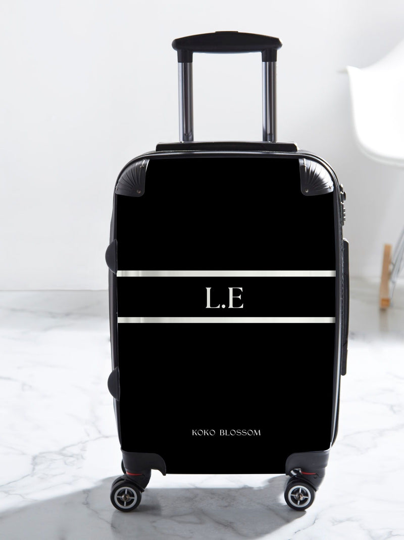 Koko Blossom black Tanlines suitcase, imported from the UK