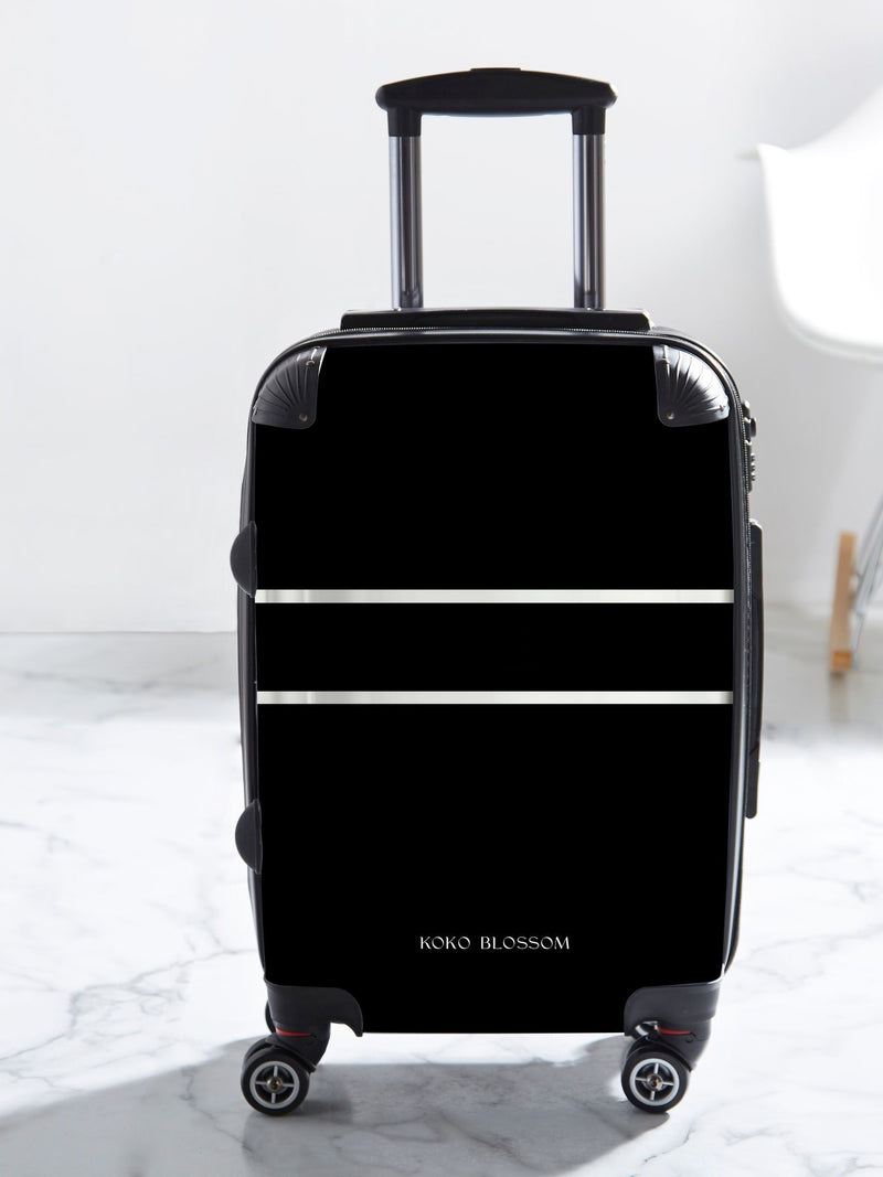 Koko Blossom black Tanlines suitcase, imported from the UK