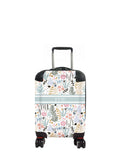 Koko Blossom pastel garden suitcase personalised initials, imported from the UK