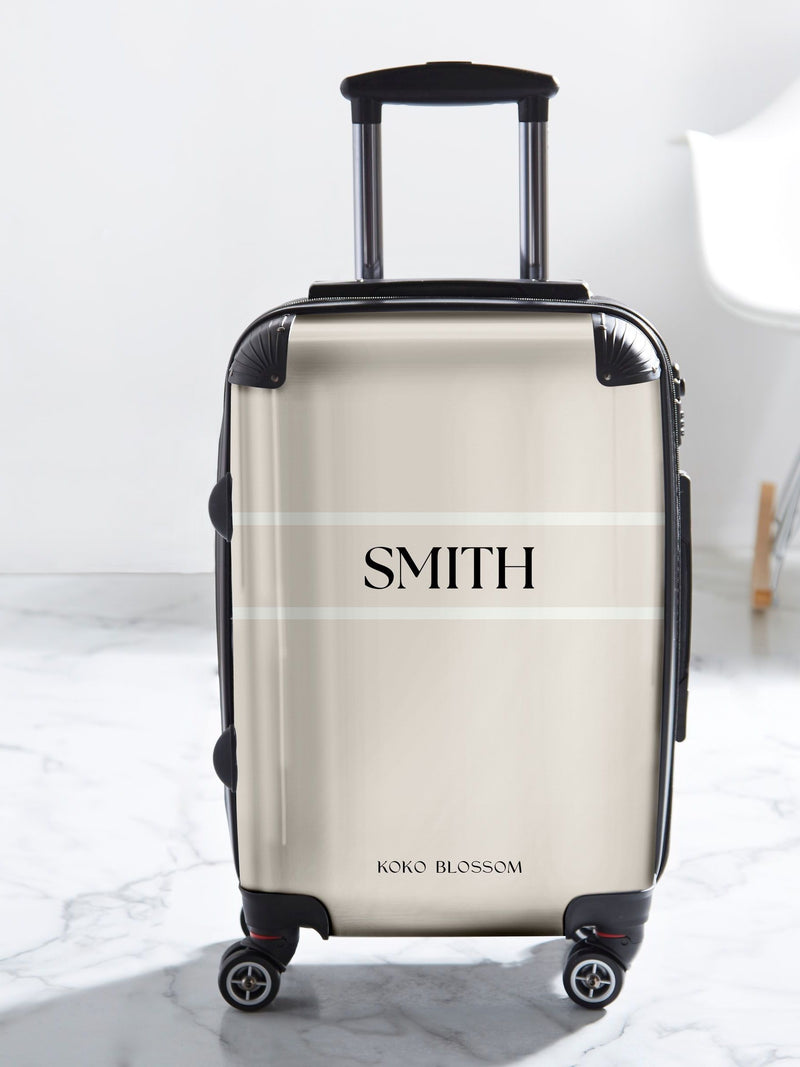 Vanilla Tanlines personalised suitcase Koko Blossom - British product