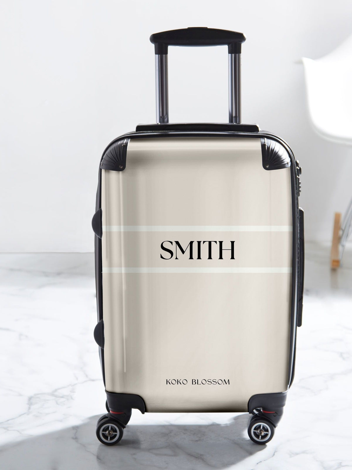 Vanilla Tanlines personalised suitcase Koko Blossom - British product