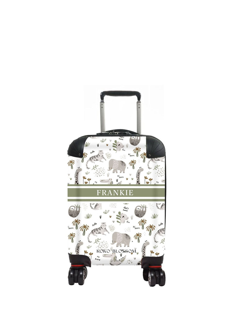 Koko Blossom under the sea personalised children's suitcase, UK version
