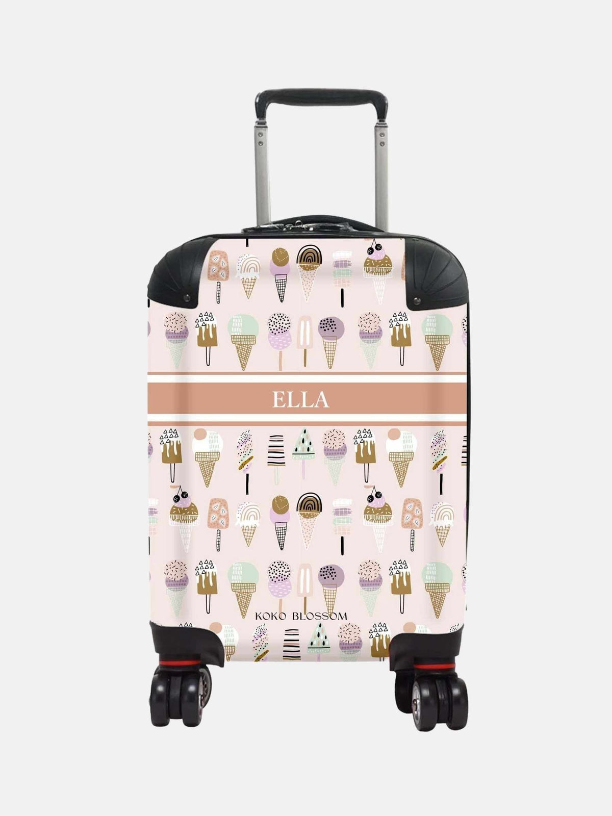 Koko Blossom personalised ice cream suitcase, imported from the UK
