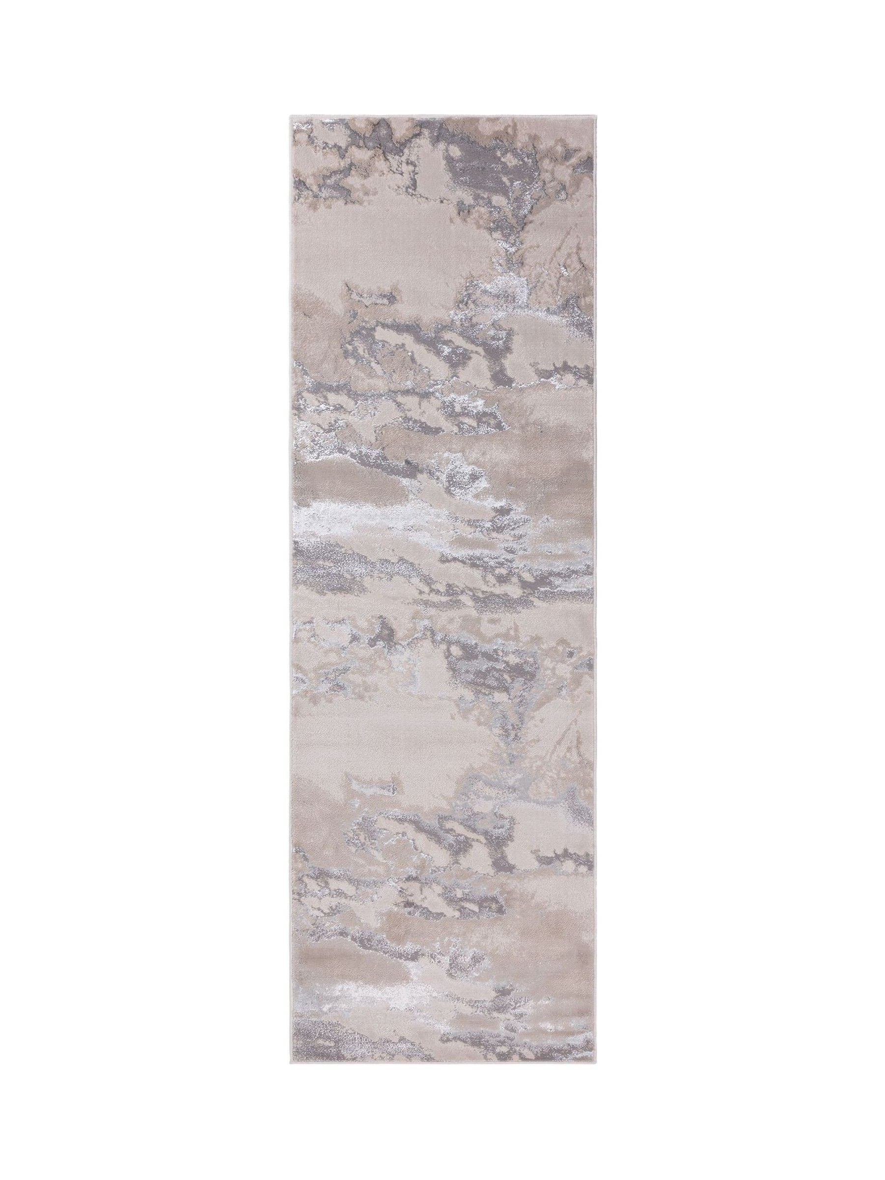 Asiatic Rugs Cream Aurora Cloud runner rug, UK version