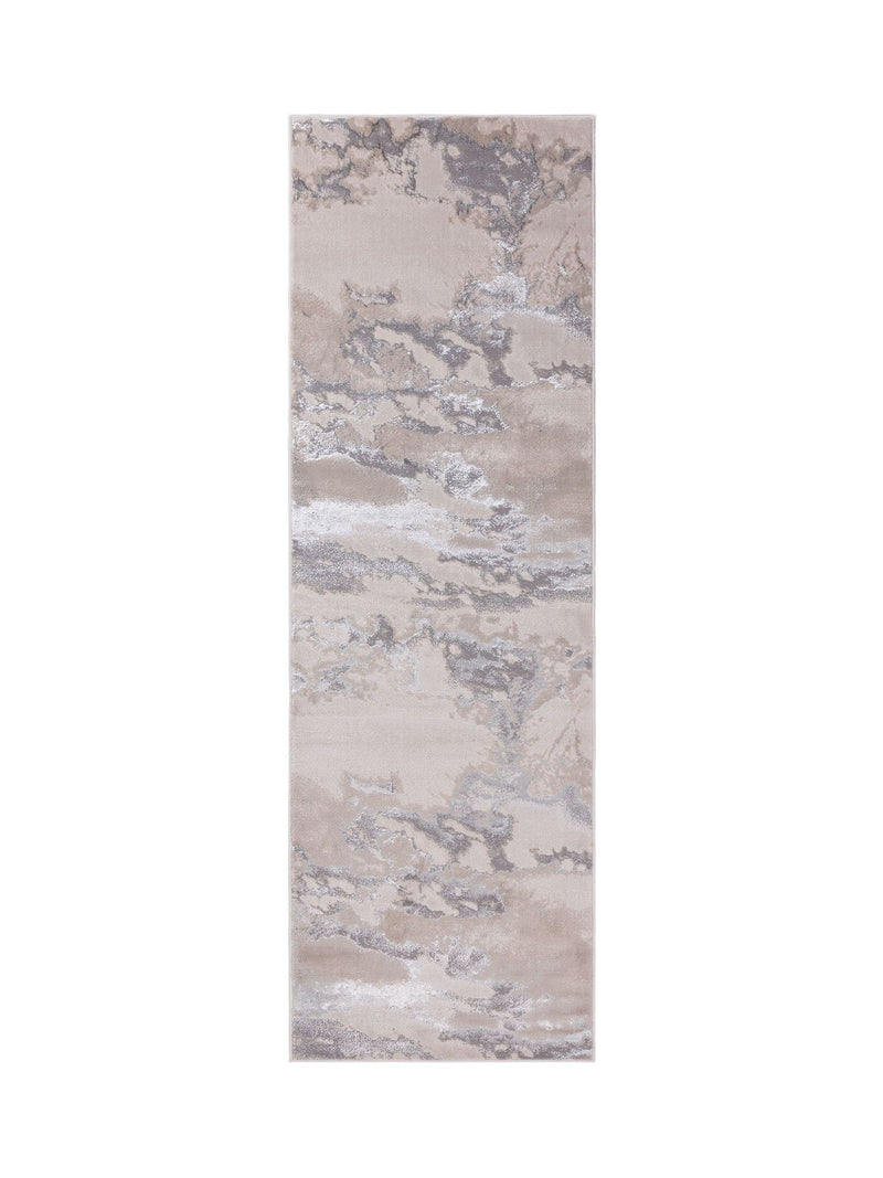 Asiatic Rugs Cream Aurora Cloud runner rug, UK version