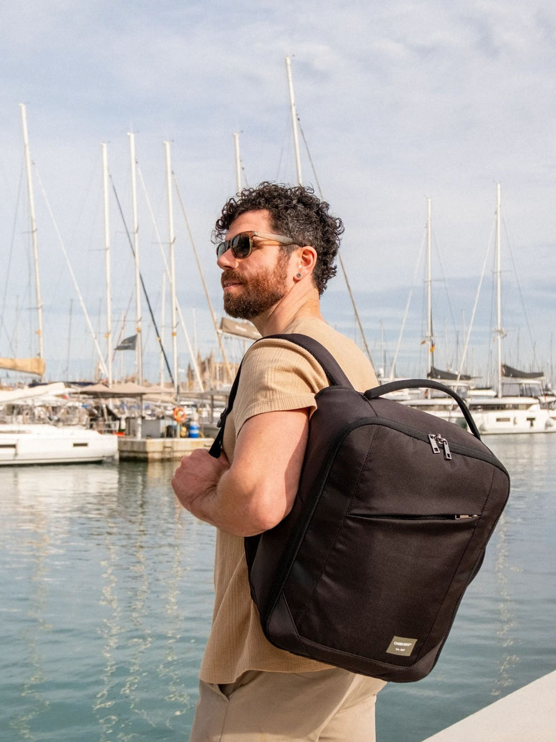 Cabin Max Black Manhattan Under Seat Backpack