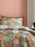 Fusion Green Yasmin Easycare duvet cover set - British product