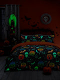 Bedlam Scary Pumpkins Glow in the Dark duvet cover set - British product