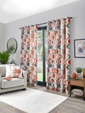 Fusion Spice Sander Pair of Eyelet Curtains