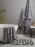 Fusion animal print jacquard bath towel, imported from the UK