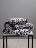 Fusion animal print jacquard bath towel, imported from the UK