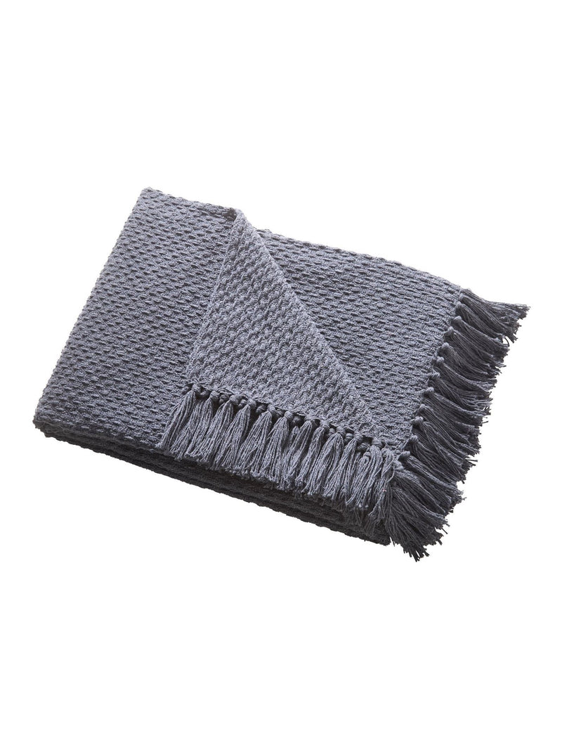 Drift Home Charcoal Hayden throw - British product