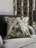 Laurence Llewelyn-Bowen black jacquard paradise palm cushion, imported from the UK