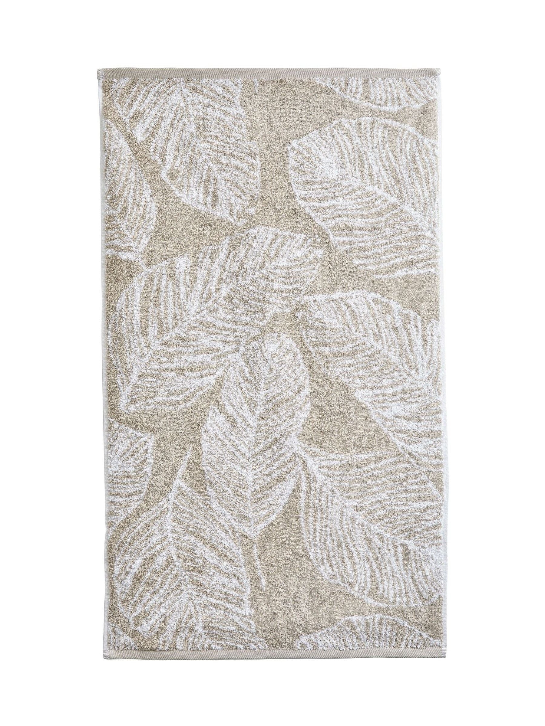 Fusion Natural Matteo jacquard bath towel 130x70cm (British brand)