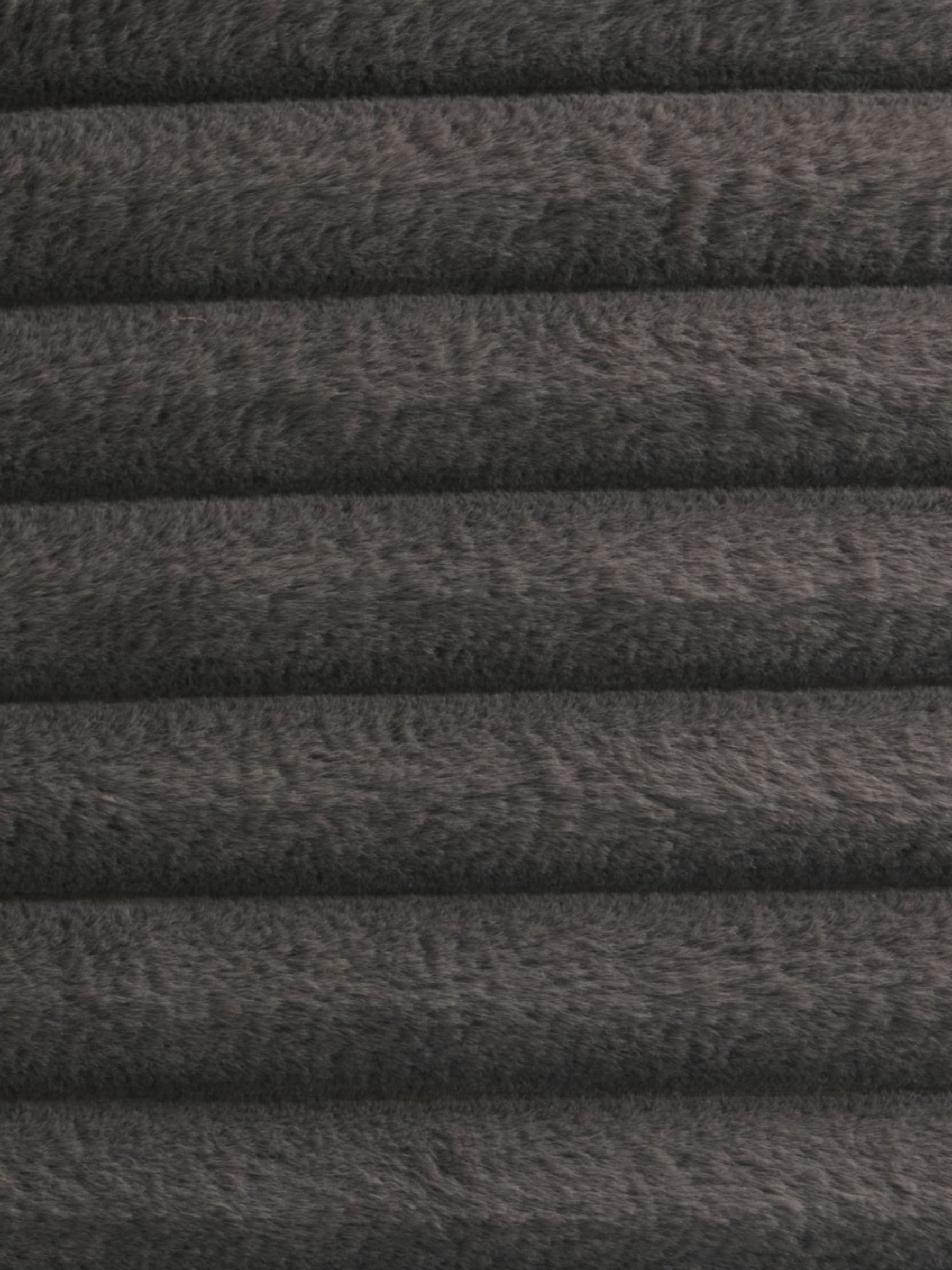 Appletree charcoal faux fur cushion 43cm (British brand)