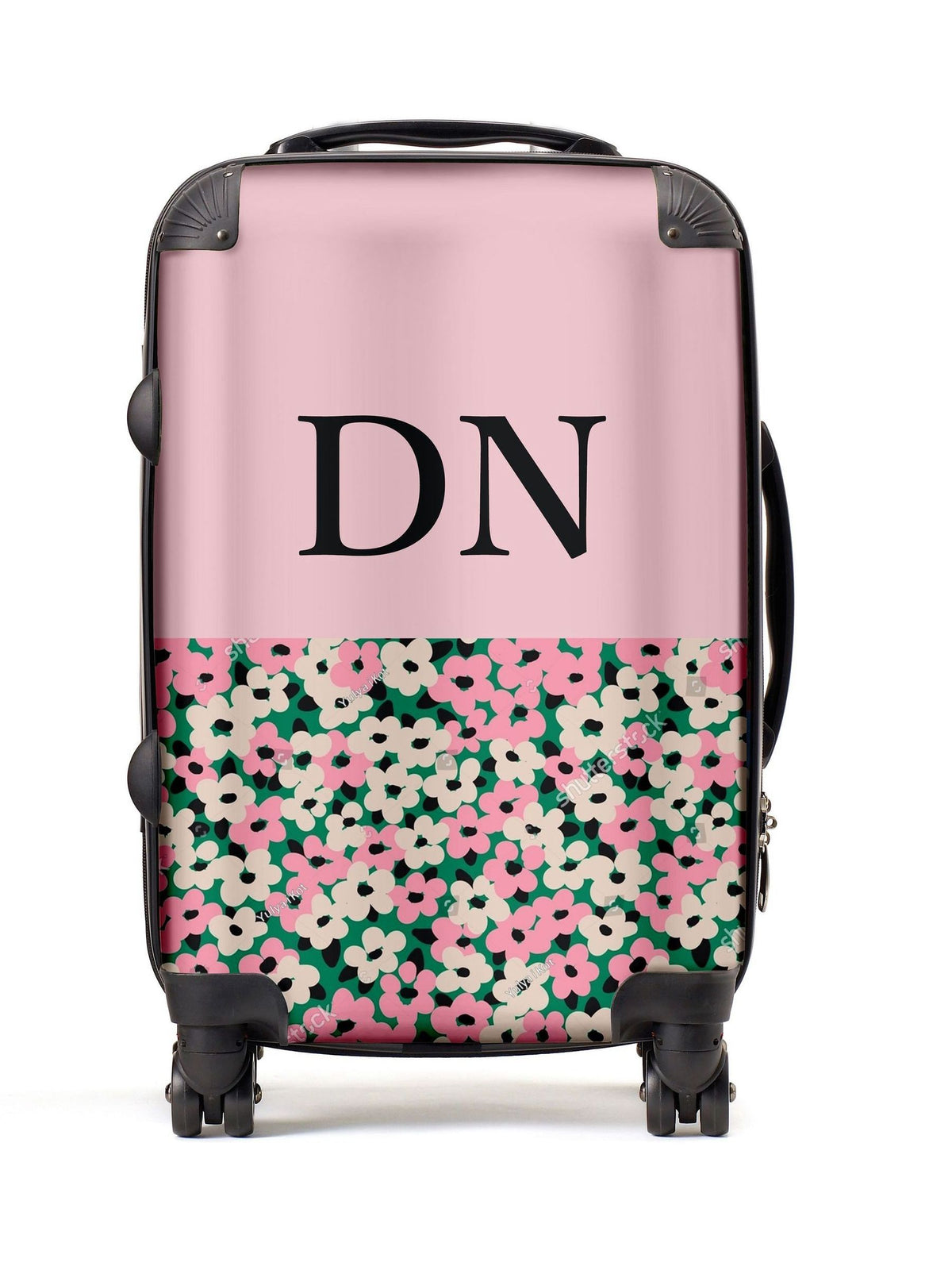 Koko Blossom personalised Olivia floral suitcase, UK version