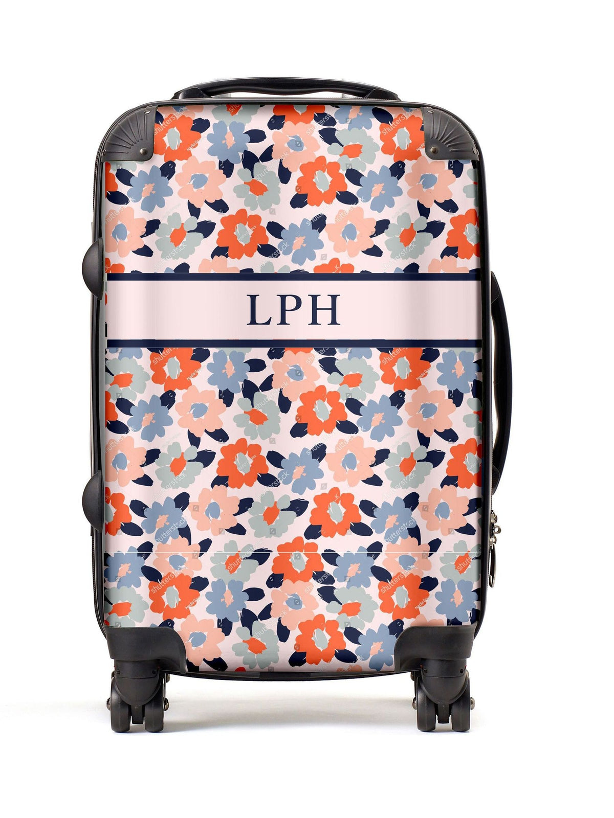 Koko Blossom floral personalised suitcase, UK version