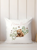 Koko Blossom personalised floral initial cushion 45x45cm - British product
