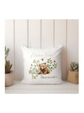 Koko Blossom personalised floral initial cushion 45x45cm - British product