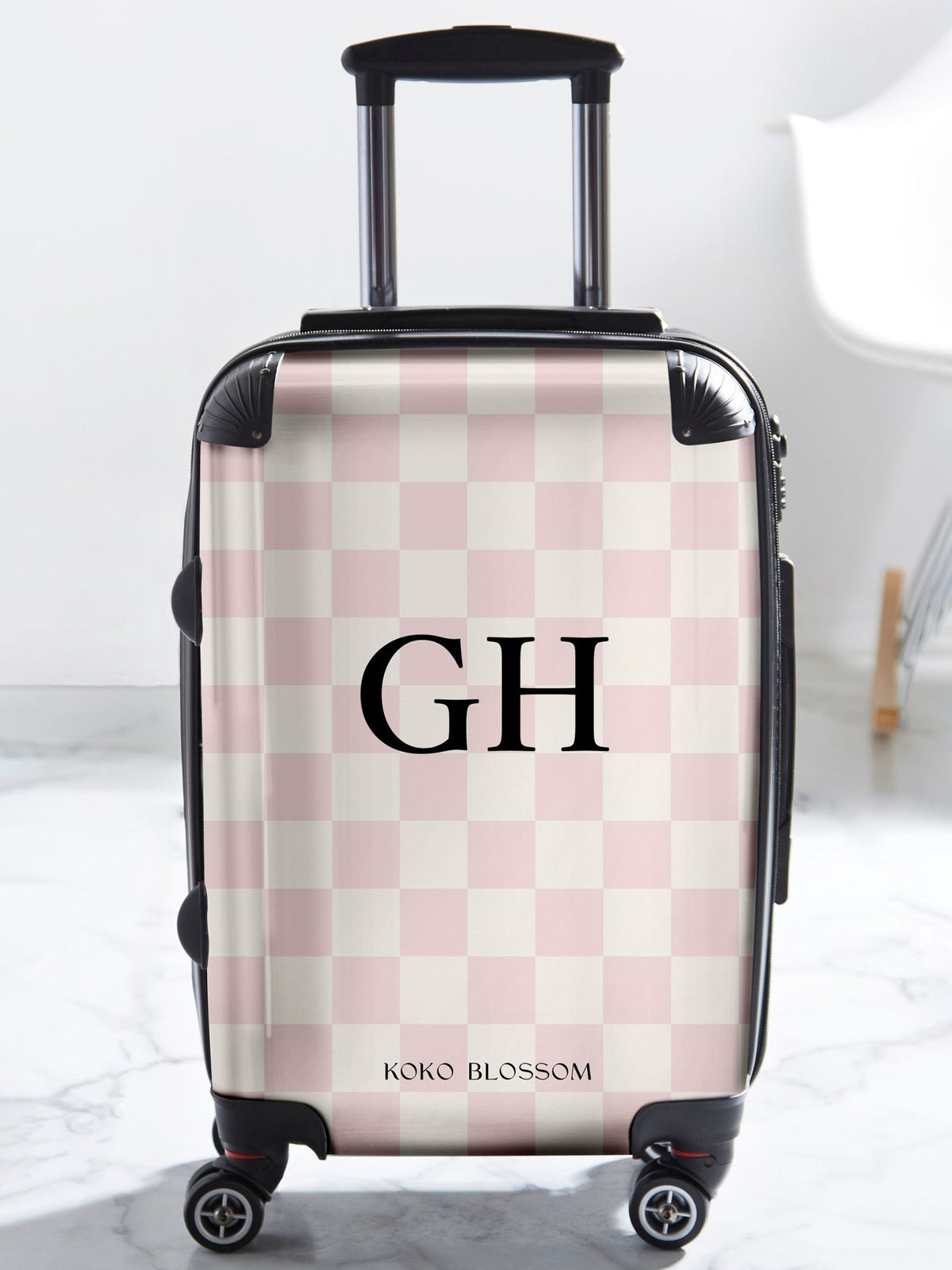 Koko Blossom personalised suitcase, UK version