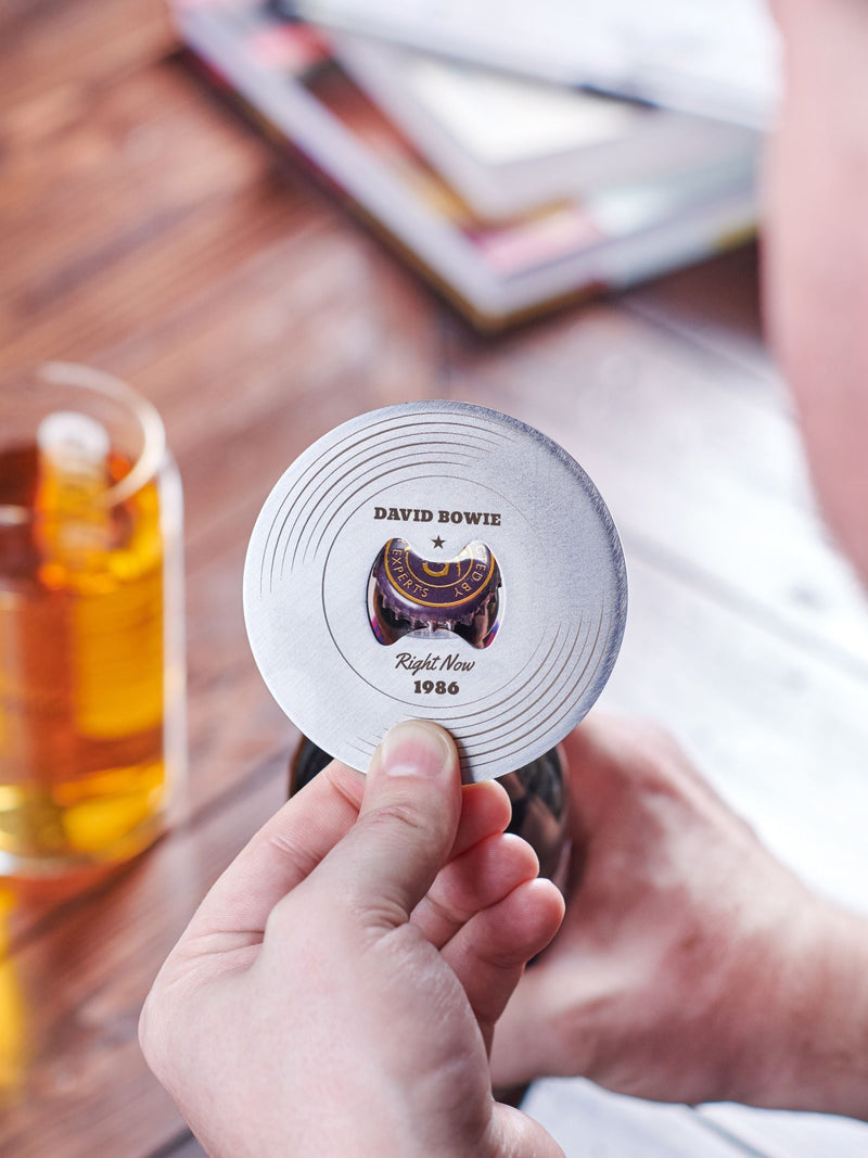 Oakdene Personalised Metal Music Record Bottle Opener, imported from the UK
