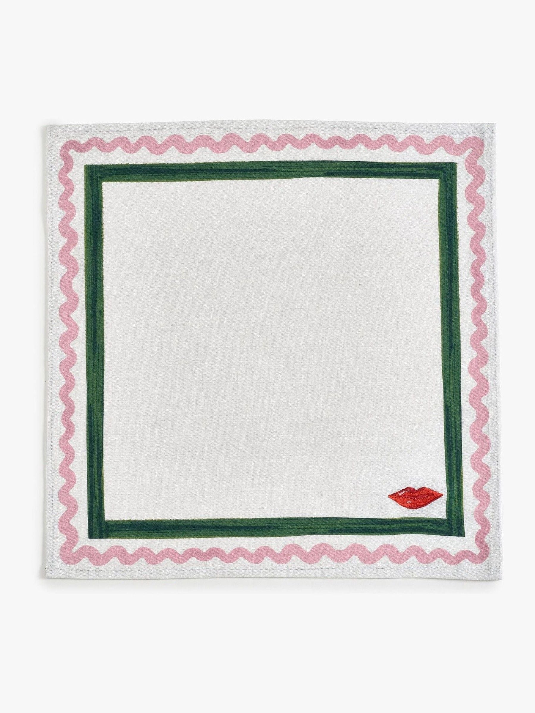 Eleanor Bowmer white icon napkins set of 4 45.5cm, UK version